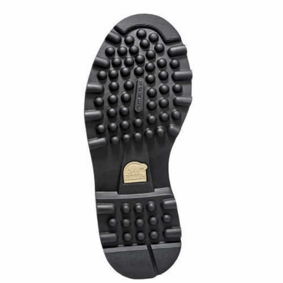 NEW Men's Sorel Caribou WP waterproof boots BLACK NUBUCK SHERPA LINED NUBUCK - Picture 2 of 4